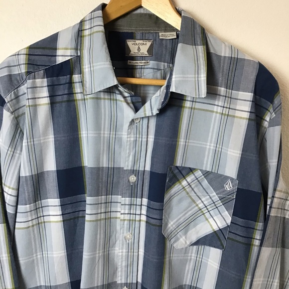 Volcom | Shirts | Volcom Ex Factor Plaid Button Down | Poshmark